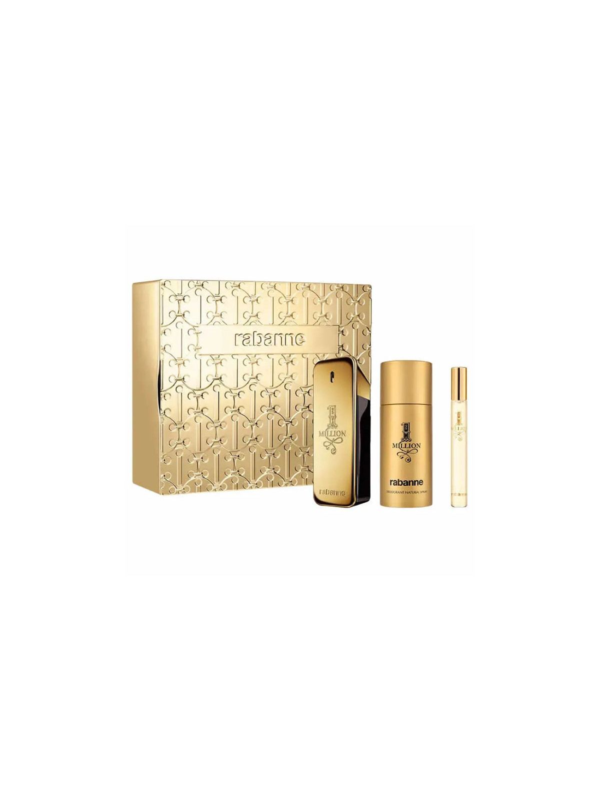Paco Rabanne 1 Million Eau de Toilette Vaporisateur 100ml Coffret 3 Produits