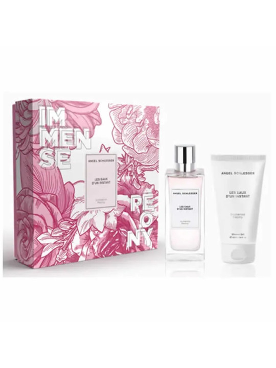 Angel Schlesser Les Eaux d'Un Instant Immense Peony Eau de Toilette Spray 100ml Coffret 2 Produits