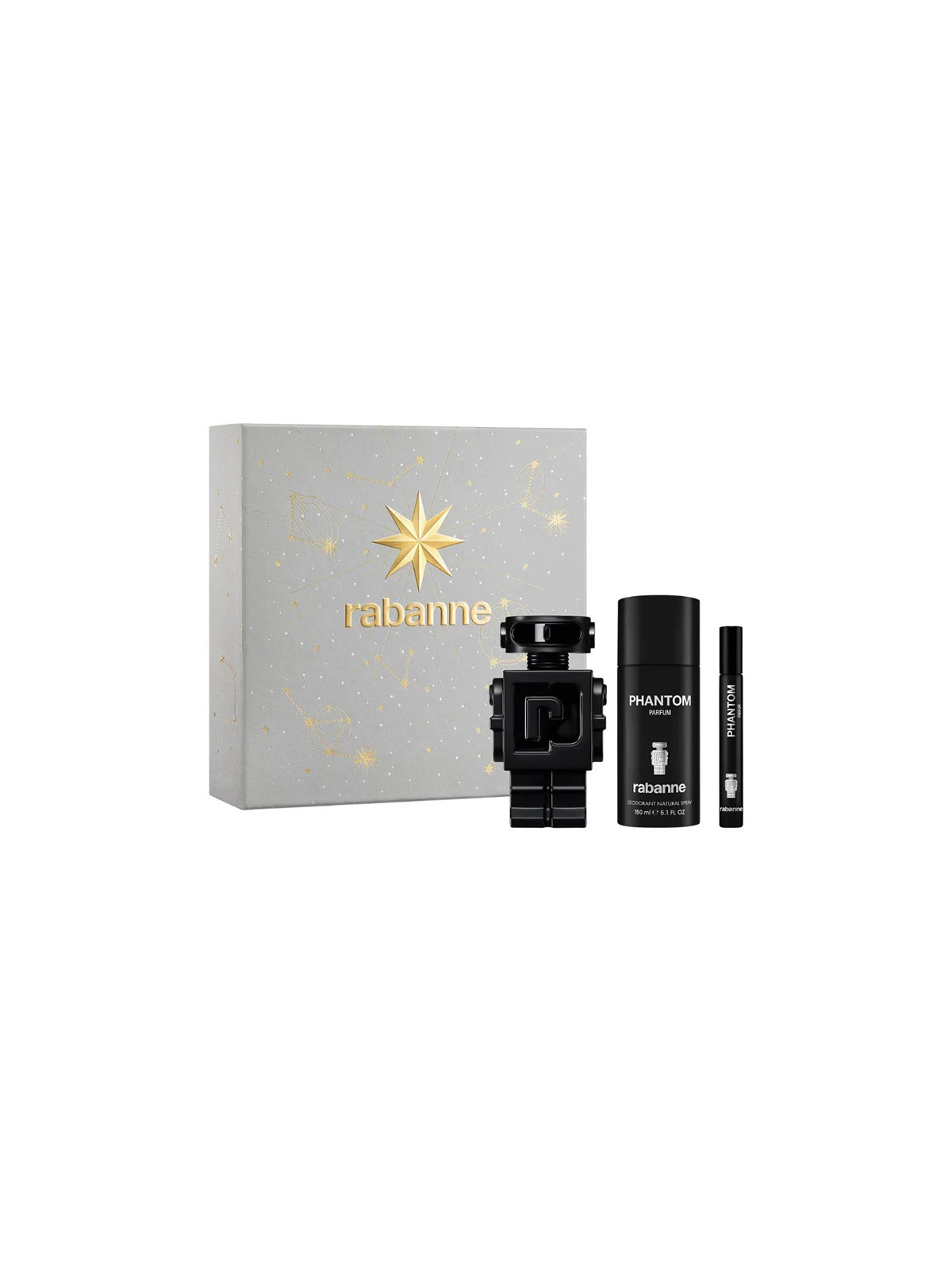 Rabanne Phantom Eau De Parfum Spray 100ml Coffret 3 Produits