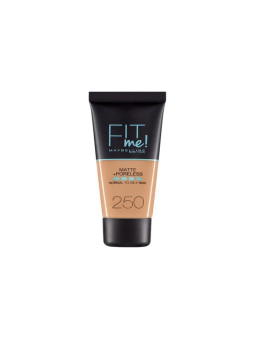 Maybelline Fit Me Matte + Poreless Fond de Teint 250 Sun Beige
