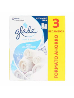 Glade Touch and Fresh Pure Clean Linen 3 Recharges