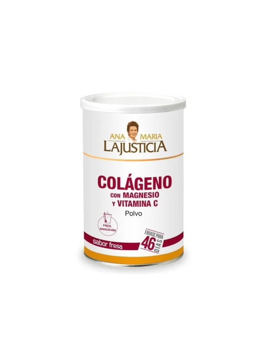 Ana María Lajusticia Collagène avec Magnésium et Vitamine C Goût Fraise 350g