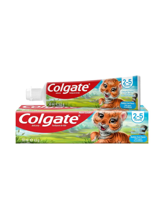 Colgate Dentifrice Bubble Fruit Enfants 2-5 Ans 50ml