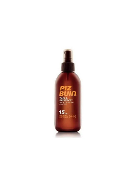 Piz Buin Tan & Protect Huile Spray Accélératrice de Bronzage SPF15 150ml