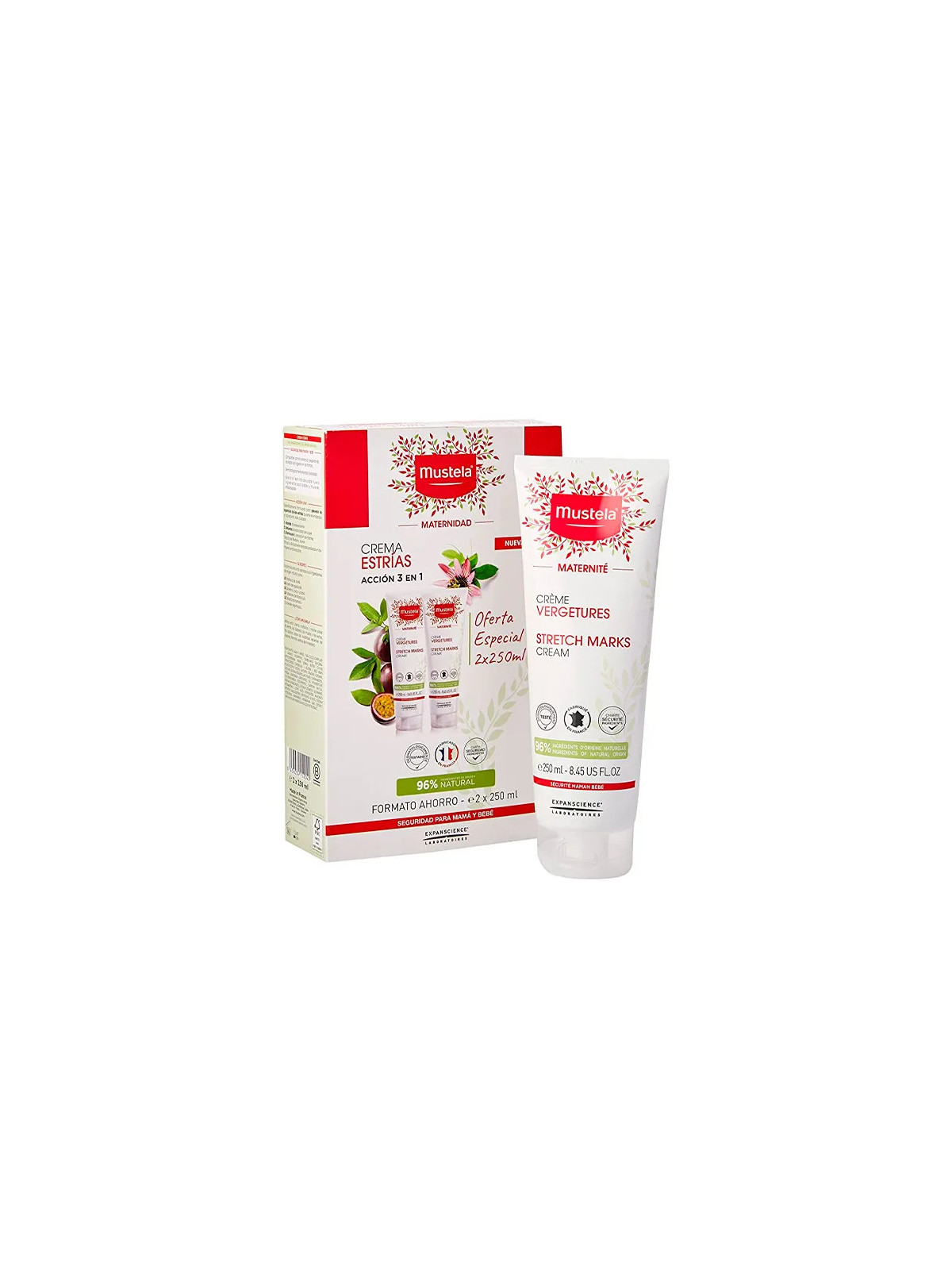 Mustela Crème Prévention Vergetures 2x250ml