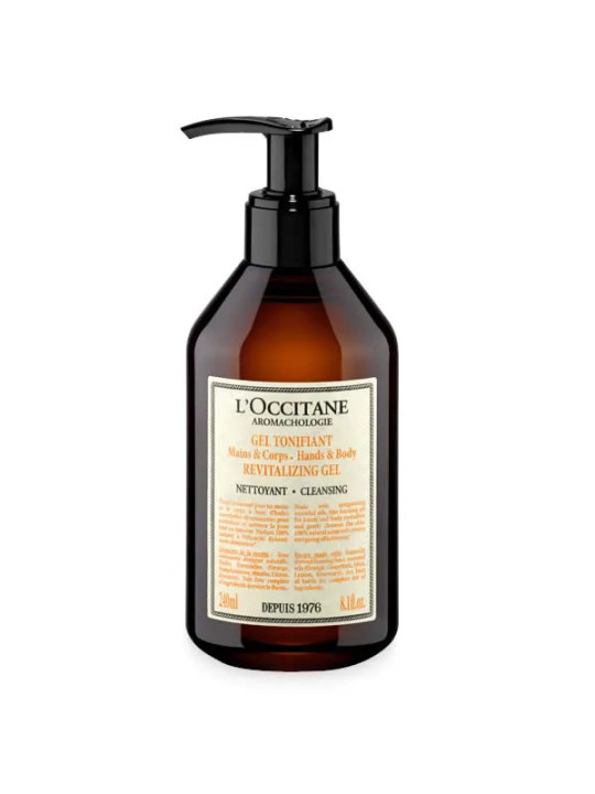 L'Occitane Aromachologie Gel Nettoyant Mains et Corps Tonifiant 240ml