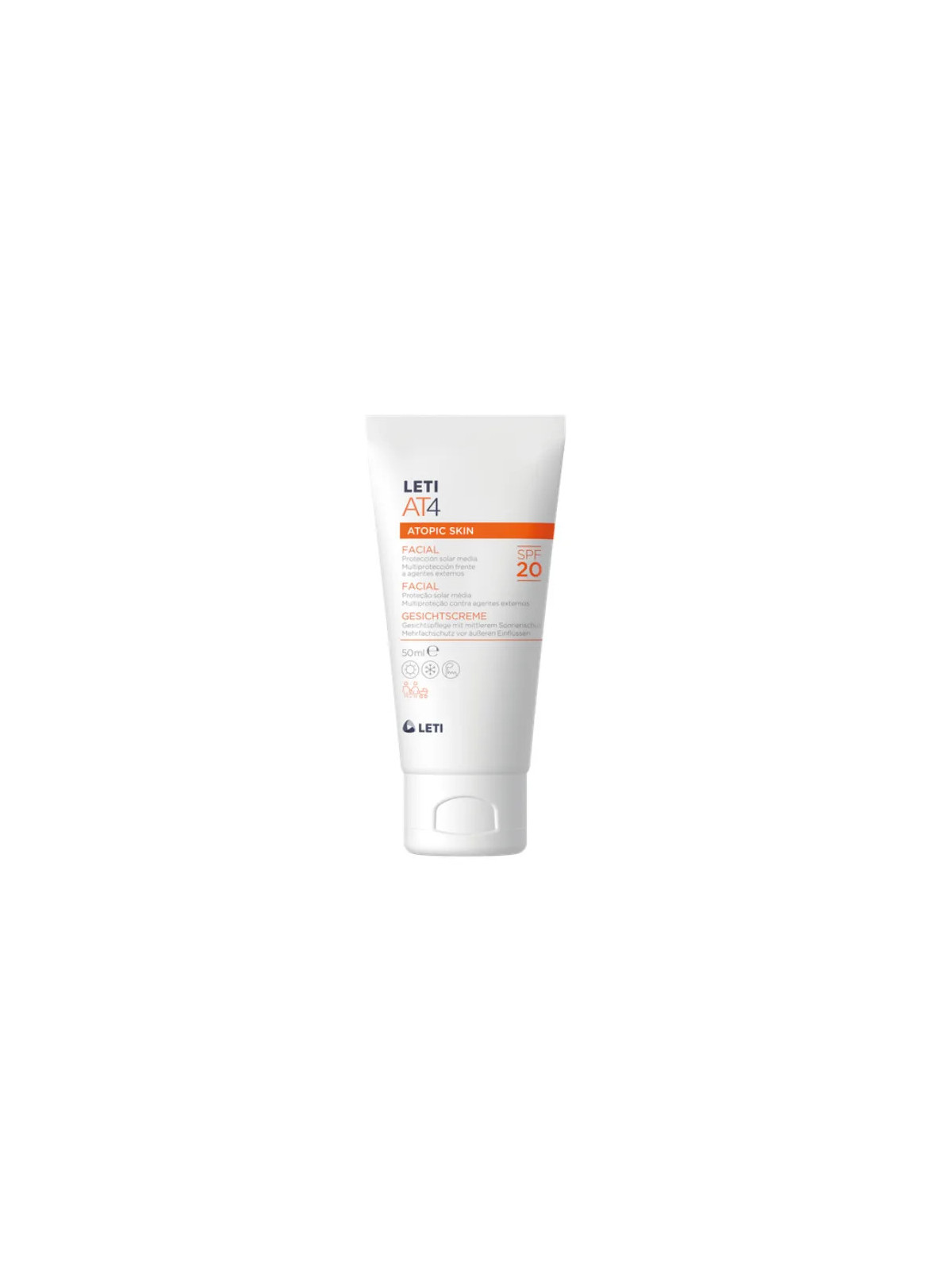 Leti AT4 Crème Visage SPF20 50ml