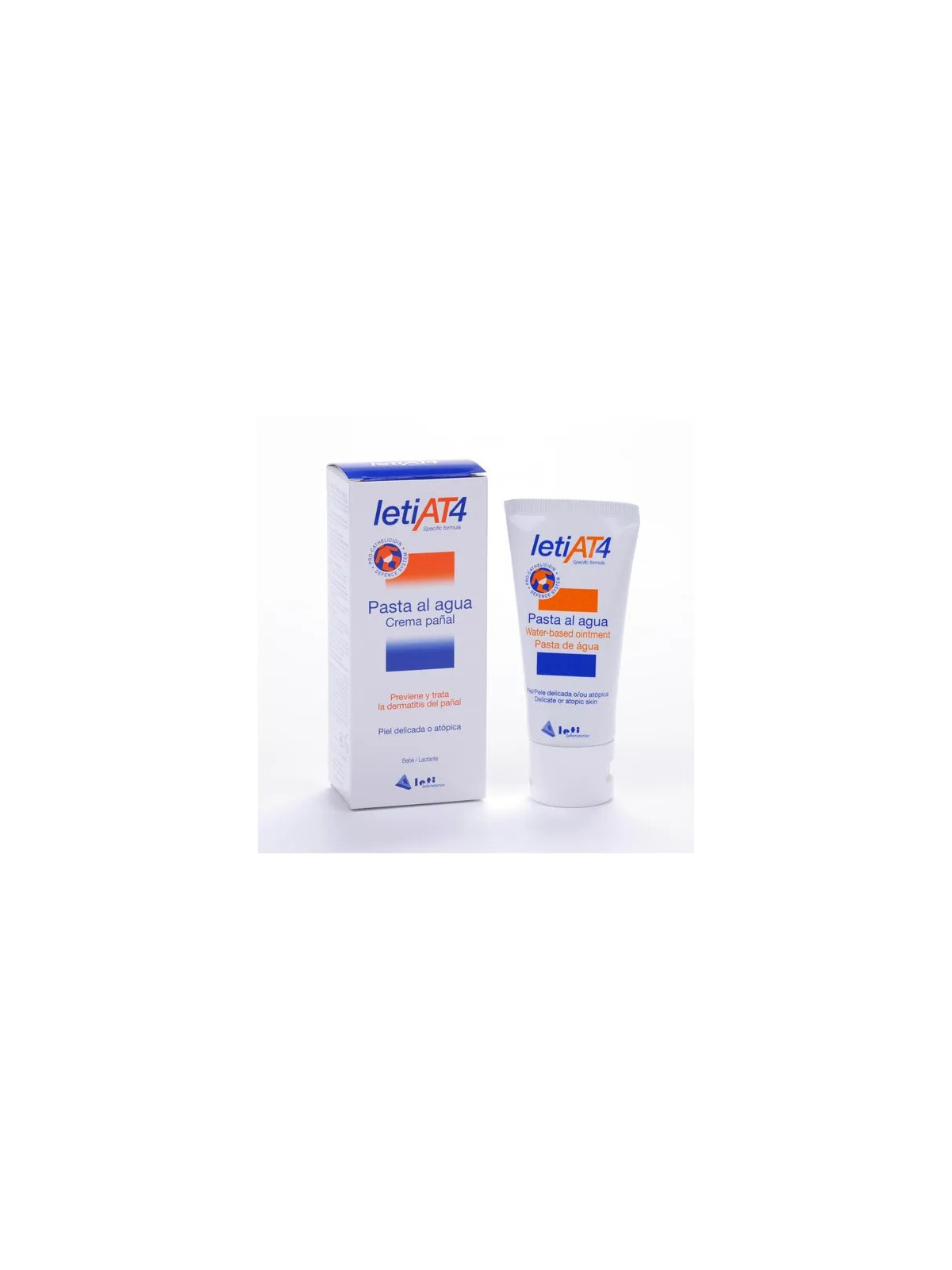 Leti AT4 Pâte à l'Eau Imperméable Crème Change 75g