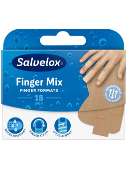 Salvelox Finger Mix Pansement pour les Doigts 18 Unités
