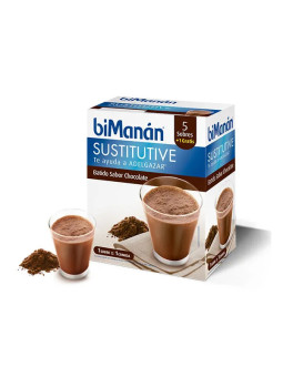 Bimanán Sustitutive Milk-shake au Chocolat 5 Unités