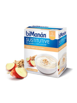 Bimanán Sustitutive Crèmes Yaourt et Céréales 5 Unités