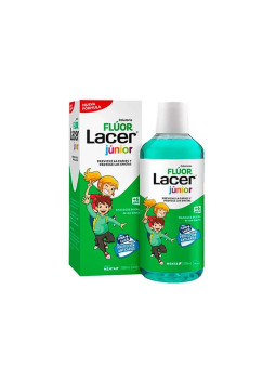 Lacer Bain de Bouche Fluor Goût Menthe 500ml