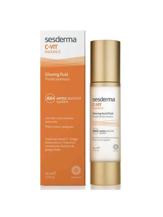 Sesderma C-Vit Radiance Fluide Éclat Antiox Booster System 50ml