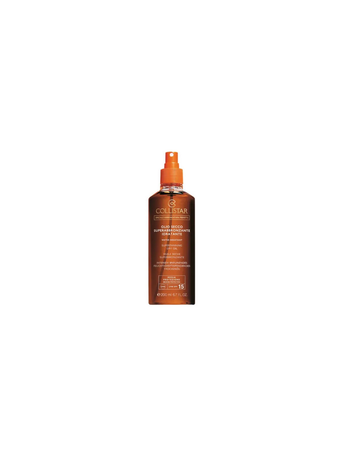 Collistar Super Huile Sèche Superbronzante SPF15 200ml