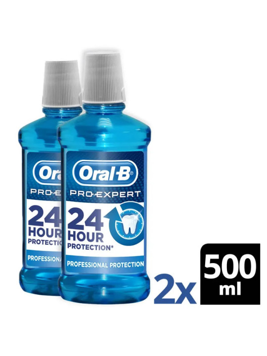 Oral-B Pro-Expert Rince-Bouche Protection Professionnelle 500ml Coffret 2 Produits