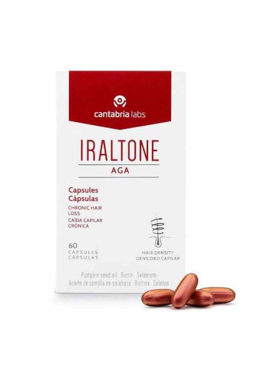 Iraltone AGA Concentré Nutritionnel Anti-Chute 60 Gélules