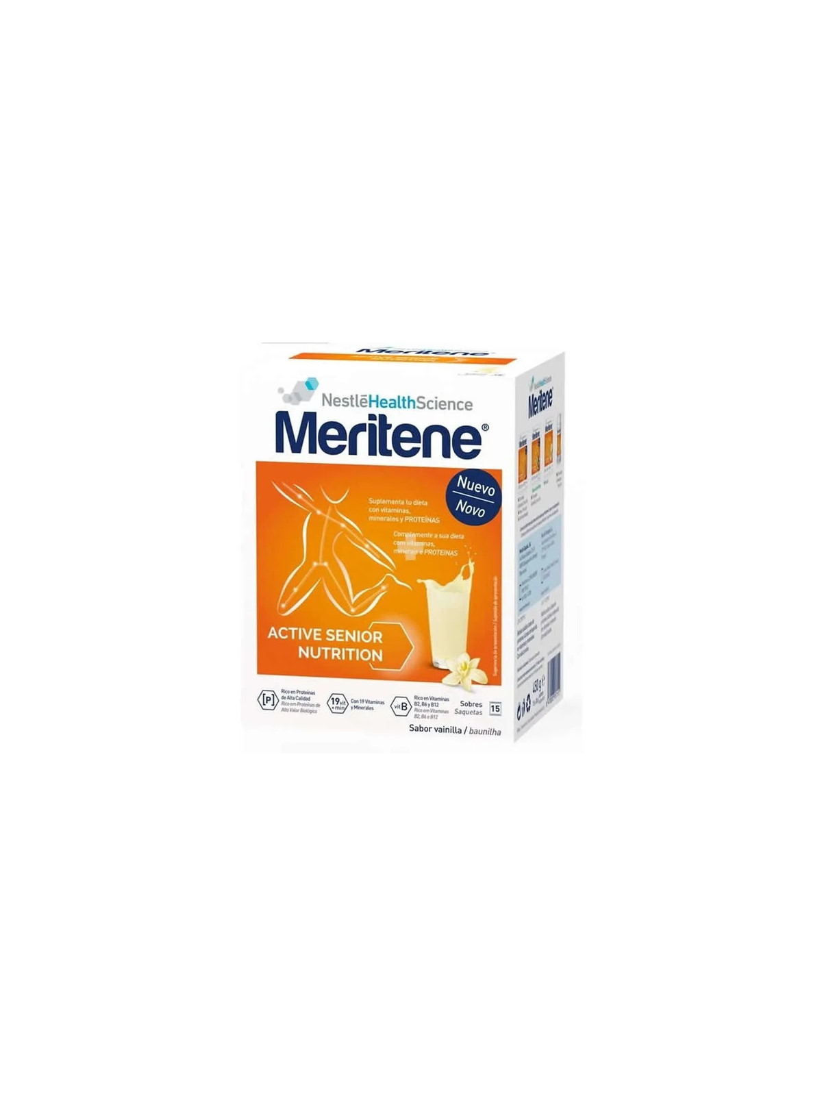 Meritene Boisson Saveur Vanille 15 Sachets