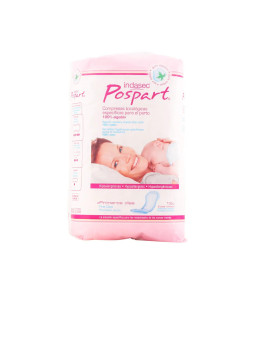 Indasec Postpartum Compresses Tocologiques 100% Coton 12 Unités