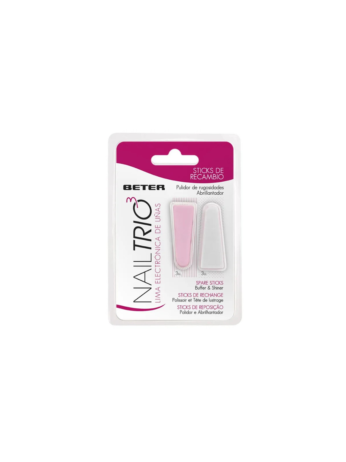 Beter Nail Trio Embouts de Rechange pour Lime Électronique