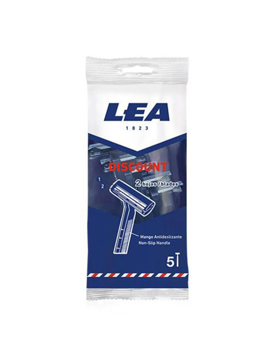 Lea Discount Lames Jetables à 2 Lames Pack 5 Unités