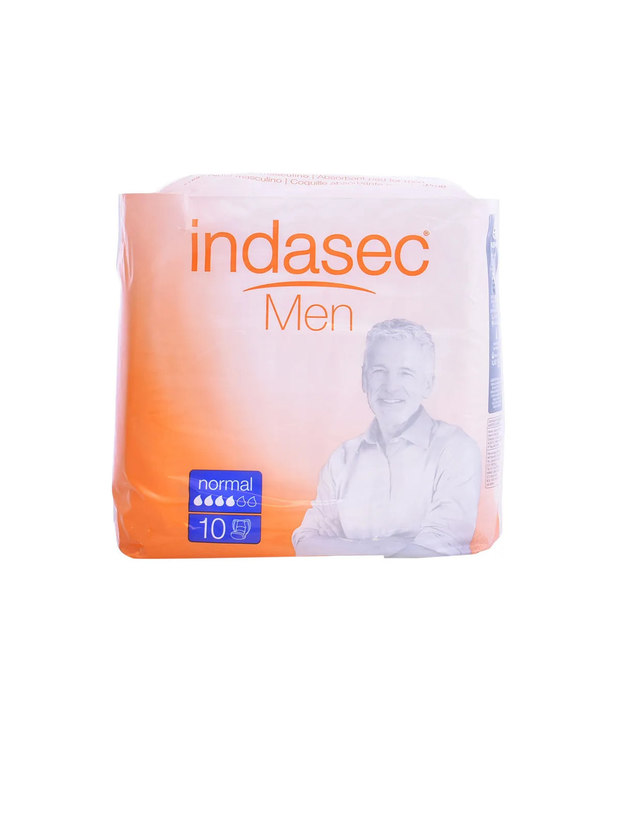 Indasec Protections Absorbantes Masculines Normales 10 Unités