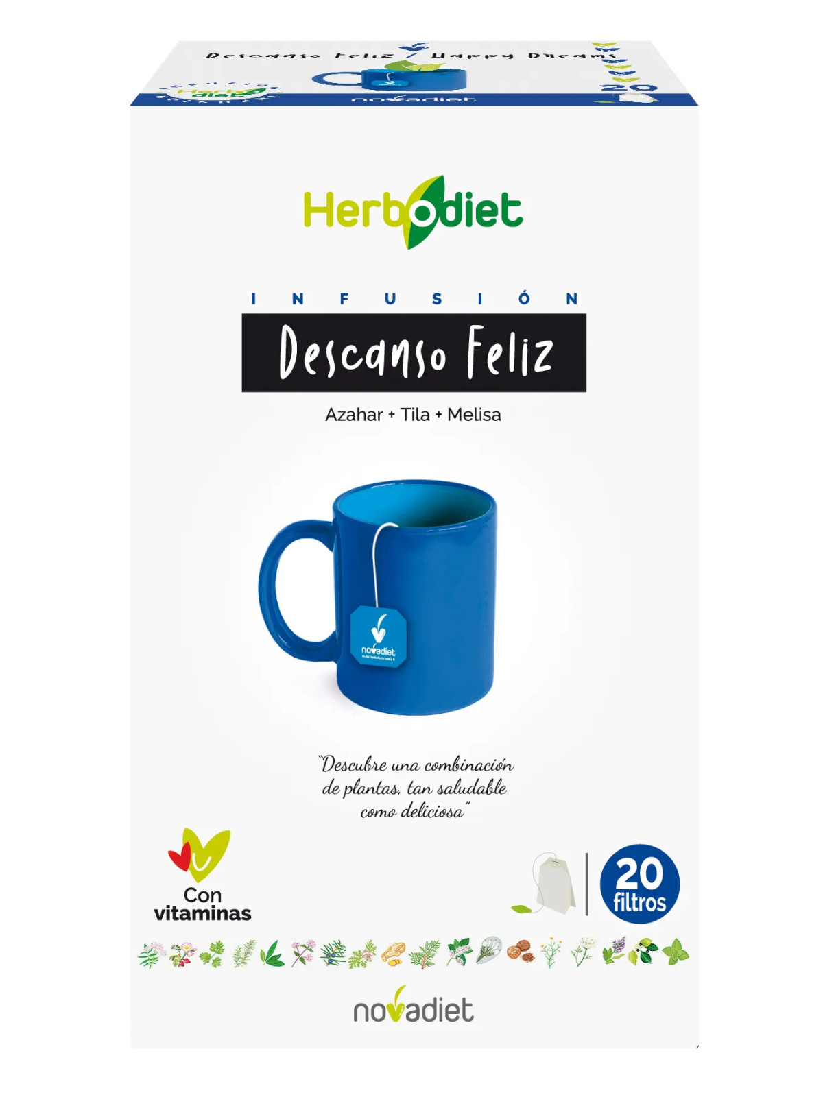 Novadiet Herbodiet Repos Heureux 20 Infusettes