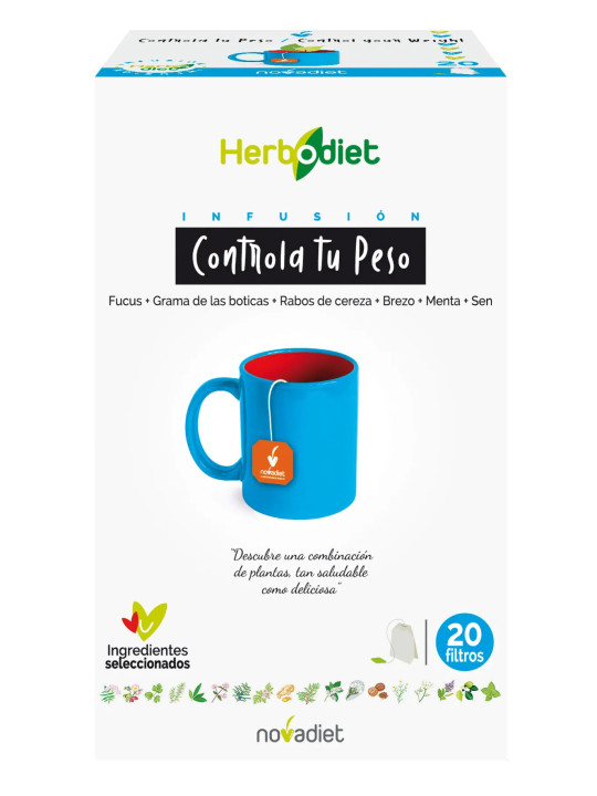 Novadiet Herbodiet Contrôle Ton Poids 20 Infusettes