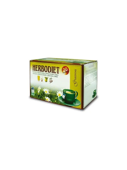 Novadiet Herbodiet Gluconova 20 Infusettes