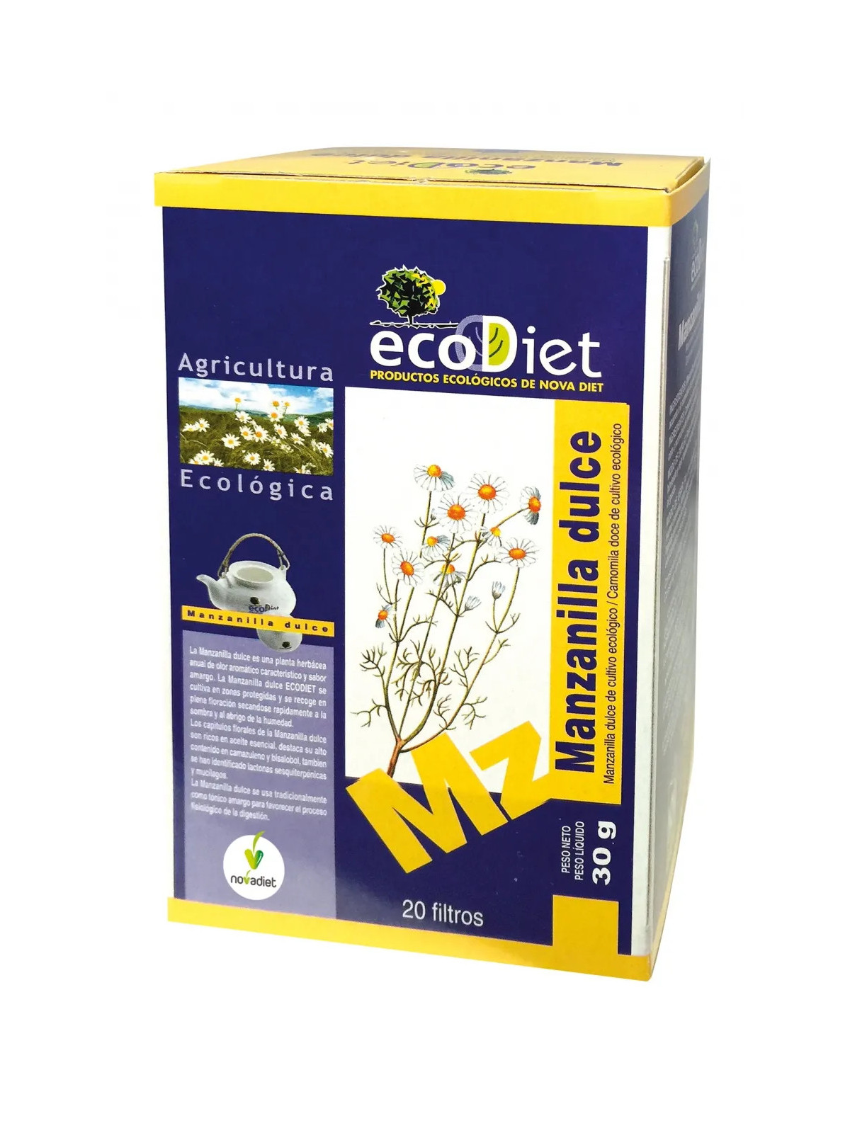 Novadiet Infusion Camomille Ecodiet 20 Infusettes