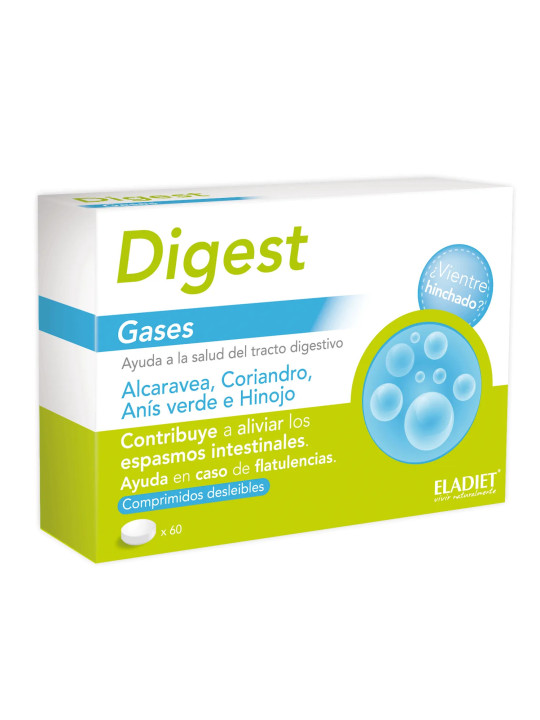 Eladiet Bigest Digest Gases 60 Comprimés