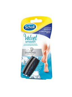 Scholl Velvet Smooth Diamond Crystals Râpe Électrique