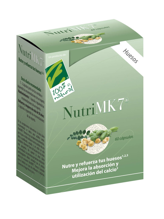 100% Natura NutriMK7 Huesos 60 Capsules