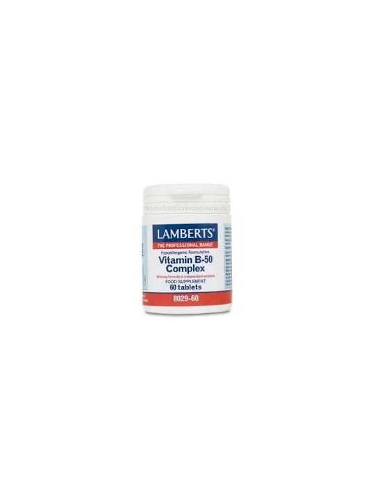Lamberts Vitamine B-50 Complex 60 Comprimés