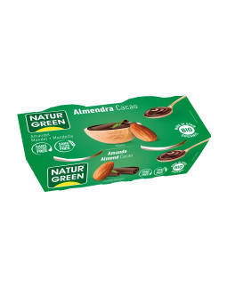 NaturGreen Dessert Amande Chocolat 2x125g