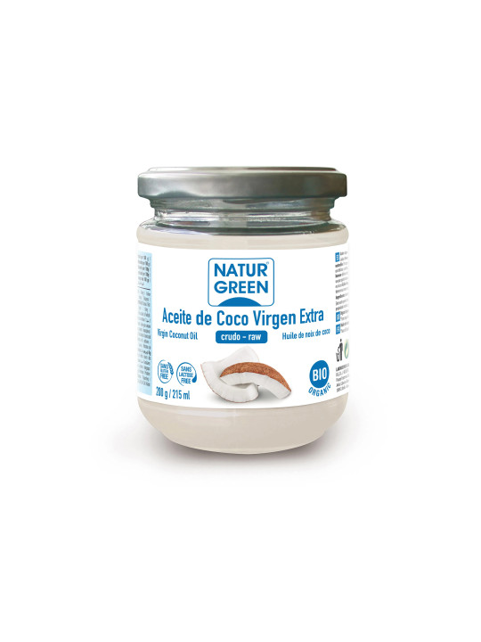 Naturgreen Huile Vierge de Coco Bio 200g