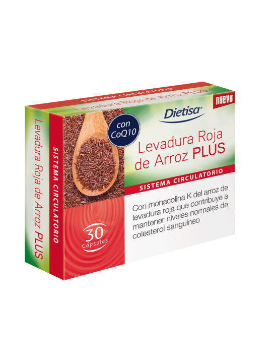 Dietisa Levure Rouge de Riz Plus 30 capsules