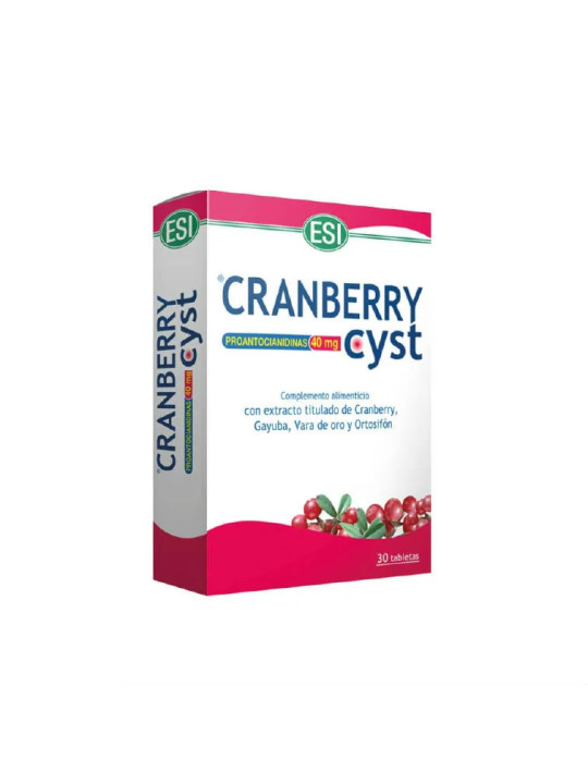Trepatdiet Cranberry Cyst 40mg 30 Comprimés