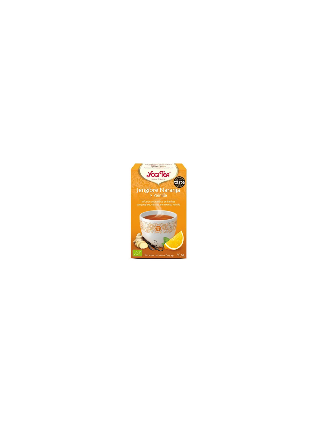 Yogi Tea Gingembre Vanille Orange 2g x 17 sachets