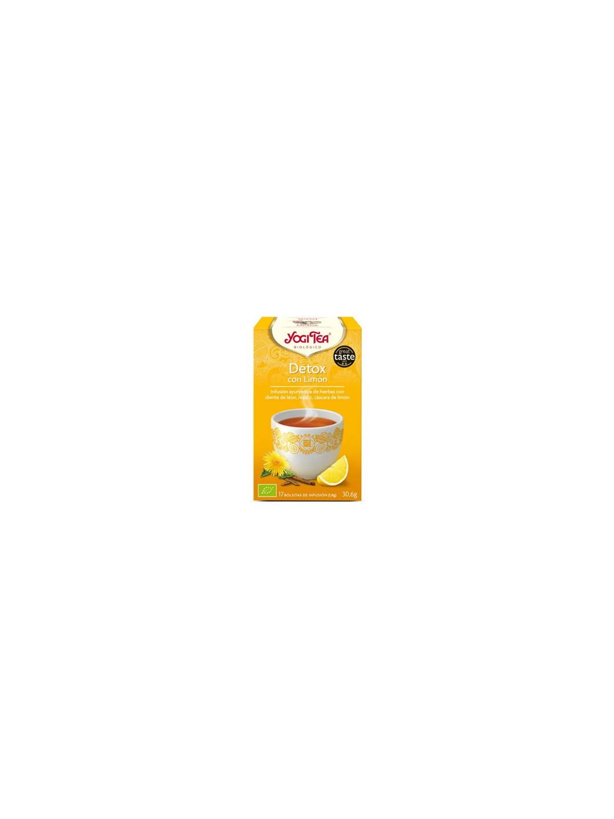 Yogi Tea Détox au Citron 17 sachets x 1,8g
