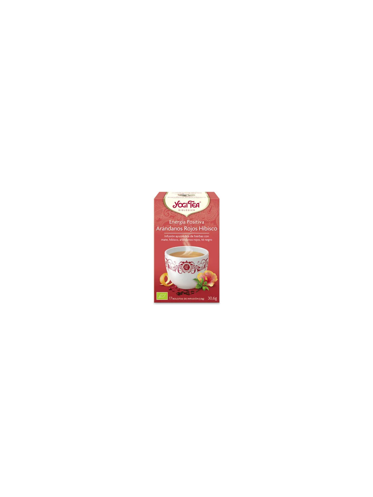 Yogi Tea Énergie Positive Myrtille Hibiscus 17 sachets