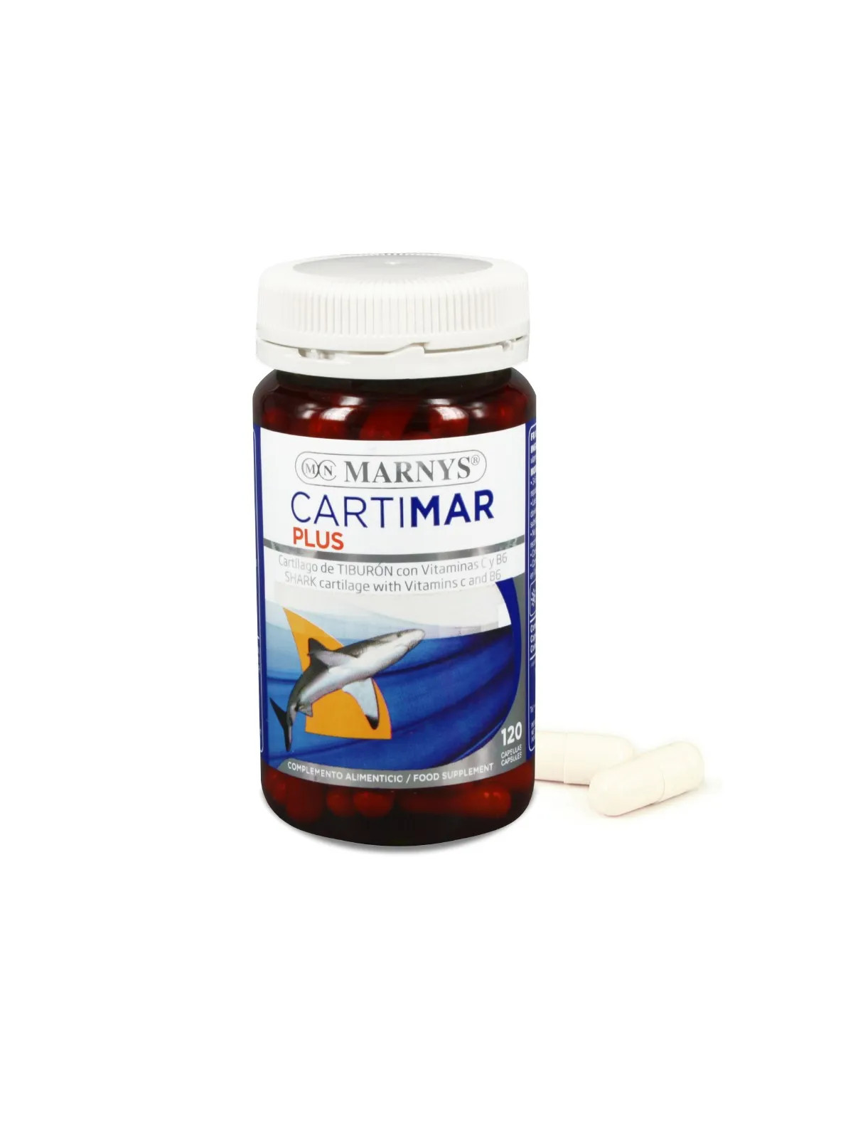 Marnys Cartimar Plus Cartilage de Requin Vitamine C Vitamine B6 120 capsules