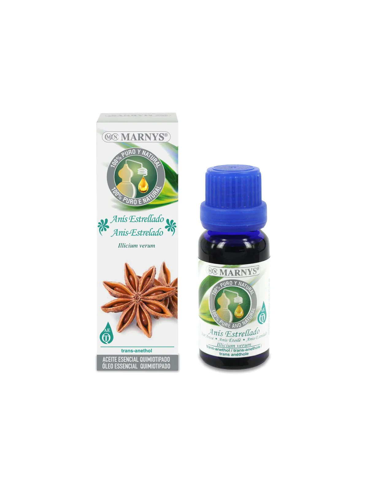 Marnys Huile Essentielle Alimentaire d'Anis Étoilé 15ml