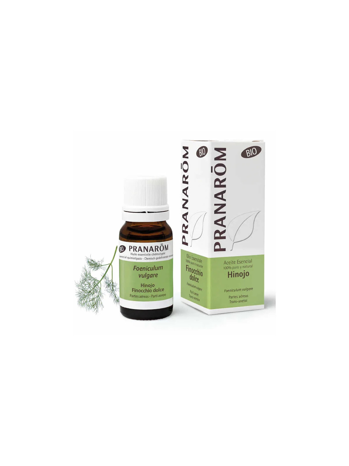 Pranarôm Fenouil (Foeniculum vulgare) Huile Essentielle Bio 10ml