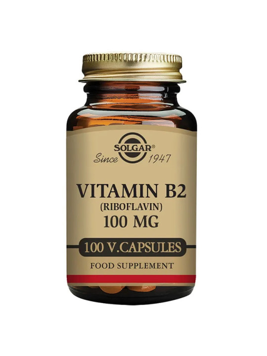 Solgar Vitamine B2 Riboflavine 100 mg 100 Gélules