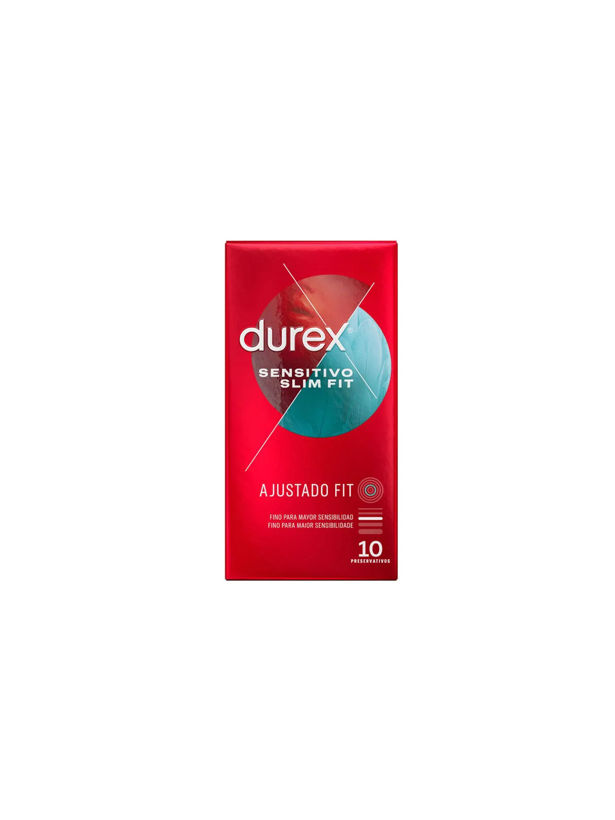 Durex Sensitive Slim Fit 10 Préservatifs