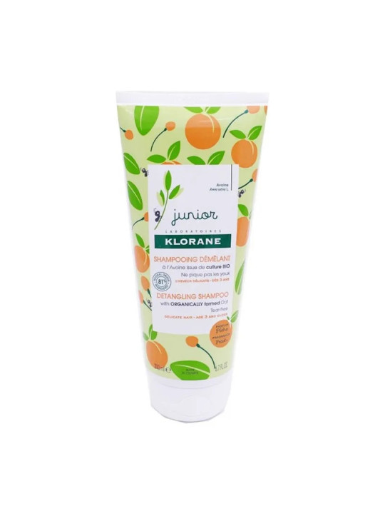 Klorane Shampooing Démêlant Junior à la Pêche 200 ml