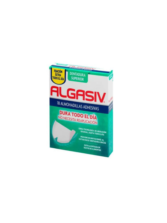 Algasiv Coussinets Adhésifs Dentier Supérieur 18 unités