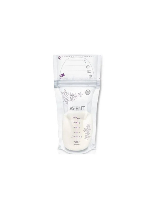 Philips Avent Sachets de Conservation du Lait 180ml 25 Sachets