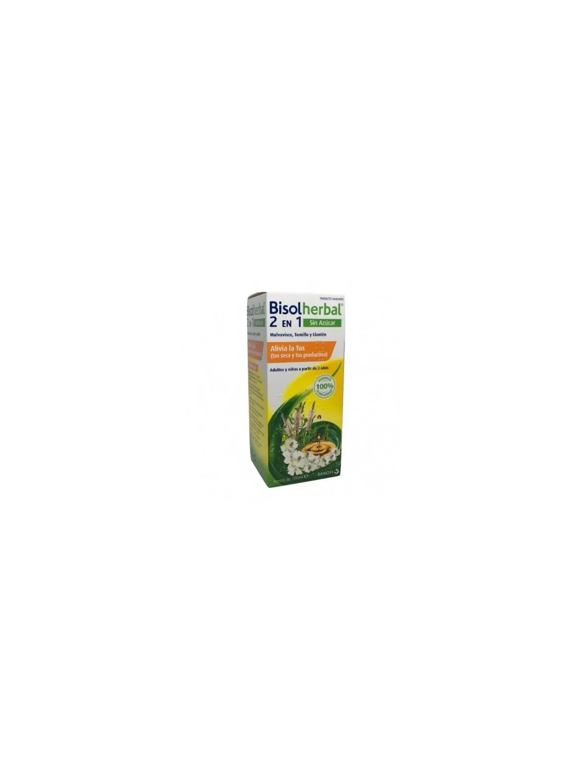 Sanofi Bisolherbal 2en1 Sans Sucre Toux Sèche et Productive 120ml