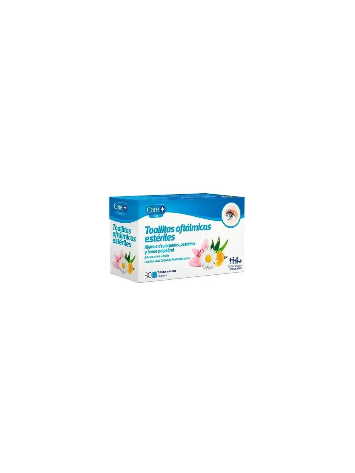Care+ Lingettes Ophtalmiques Stériles 30 Unités